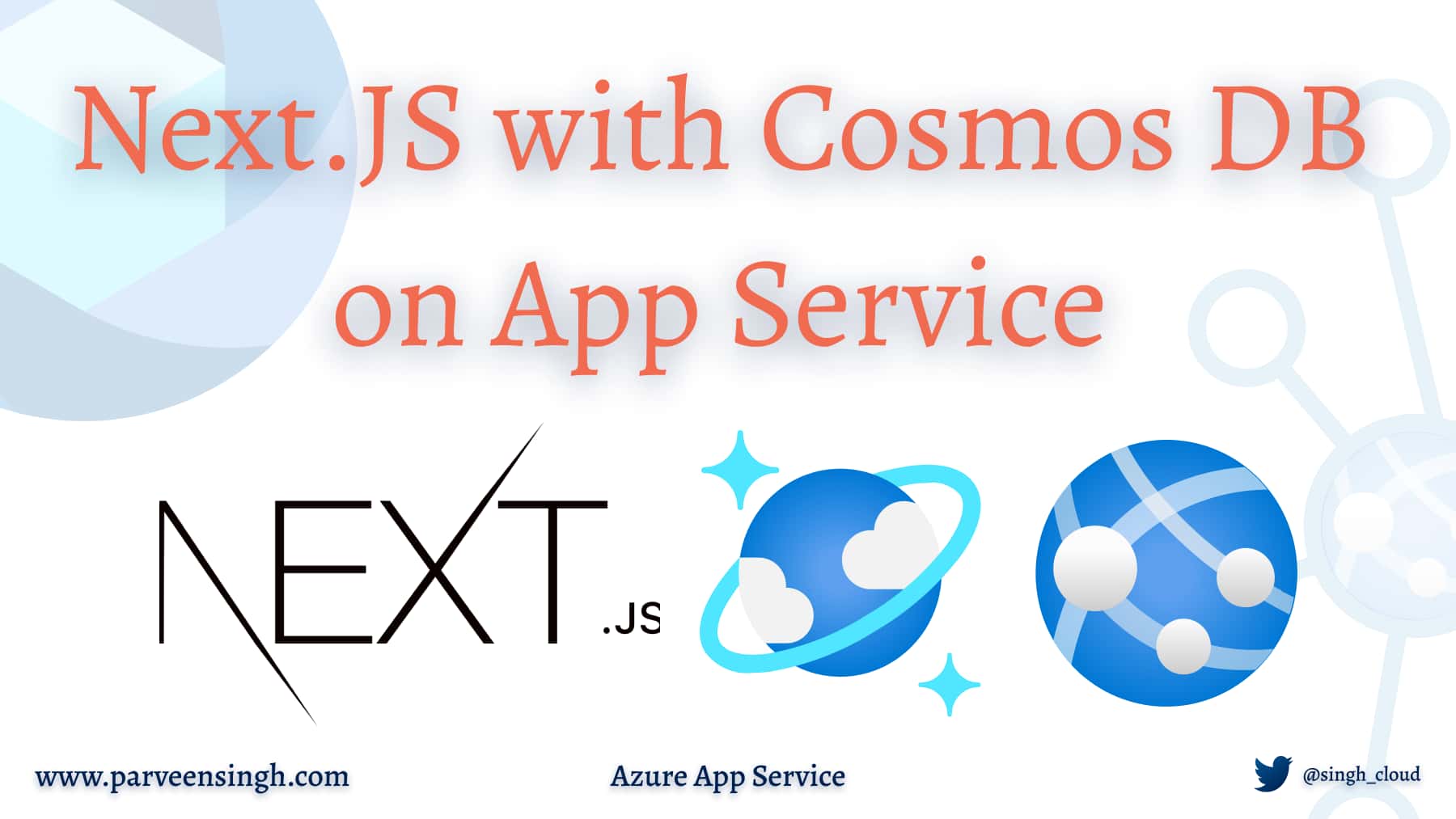Next.JS App with Cosmos DB on Azure App Service