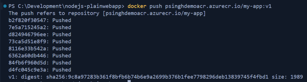 Docker ACR Push